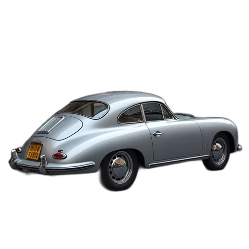 car, 3d render, photorealistic, concept art, silver, parked, street transparent PNG cut-out