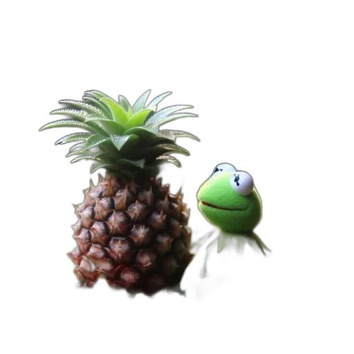 creature, animal, crown, food, 3d render, concept art, pixel art, photorealistic transparent PNG cut-out