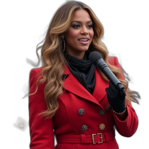 jacket, staff, crown, hair transparent PNG cut-out