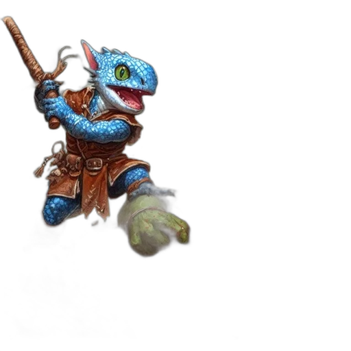 dragon, staff, creature, sword, fantasy art, concept art, 3d render, fierce transparent PNG cut-out