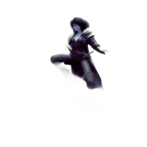 robot, creature, weapon, sword, concept art, comic book art, 3d render, pixel art transparent PNG cut-out