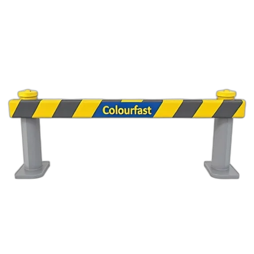 staff, furniture, 3d render, bright, yellow, grey, safety, barrier transparent PNG cut-out