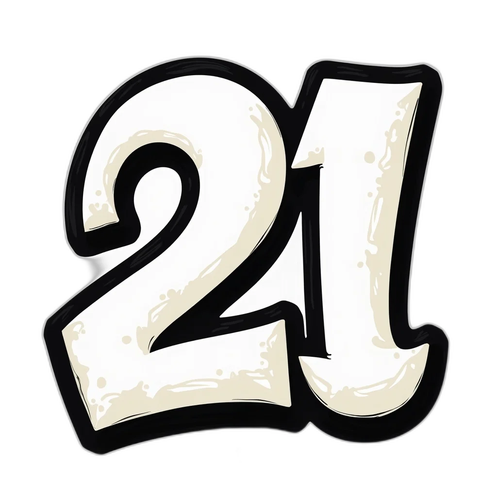 3d render, stylized, graffiti, art, piece, number, bold, three-dimensional transparent PNG cut-out