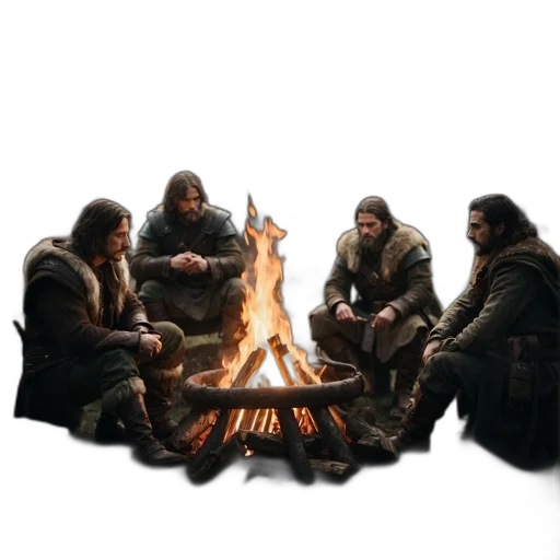 jacket, staff, concept art, fantasy art, 3d render, photorealistic, fire, snow transparent PNG cut-out