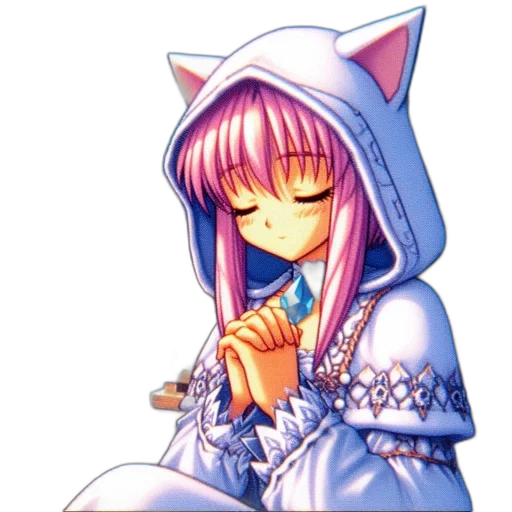 staff, pixel art, anime, vaporwave, concept art, night, young, female transparent PNG cut-out