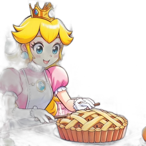 crown, food, robot, concept art, pixel art, watercolor, 3d render, fire transparent PNG cut-out