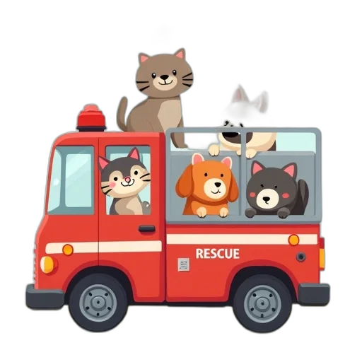 staff, car, animal, concept art transparent PNG cut-out