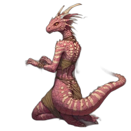 dragon, creature, staff, animal, concept art, fantasy art, pixel art, 3d render transparent PNG cut-out