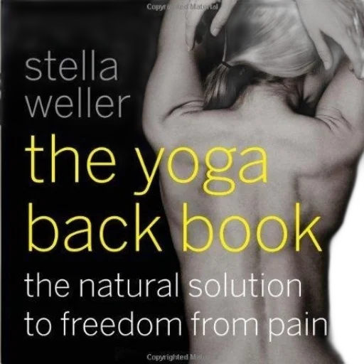 yoga, back, book, stella, weller, guide, natural, pain transparent PNG cut-out