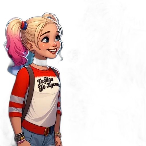 jacket, concept art, comic book art, cartoon, fantasy art, red, young, woman transparent PNG cut-out