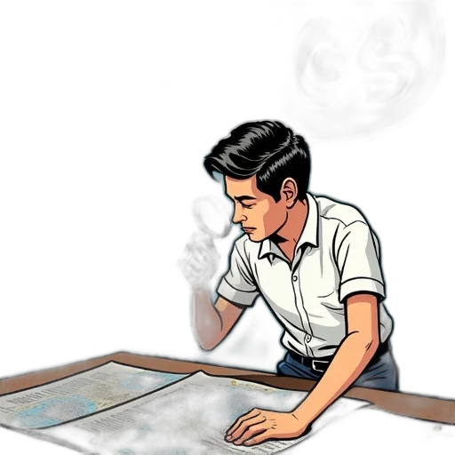 staff, furniture, comic book art, cartoon, concept art, pixel art, fog, underwater transparent PNG cut-out
