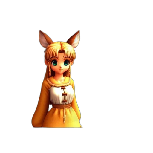 dress, staff, mask, face, 3d render, pixel art, concept art, anime transparent PNG cut-out