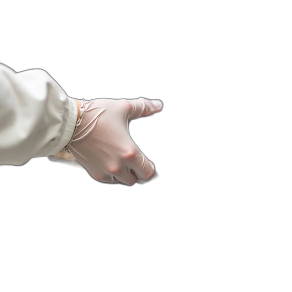 jewelry, staff, weapon, jacket, 3d render, photorealistic, concept art, person transparent PNG cut-out