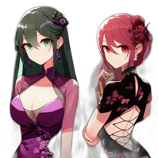 dress, staff, crown, mask, anime, pixel art, concept art, fantasy art transparent PNG cut-out