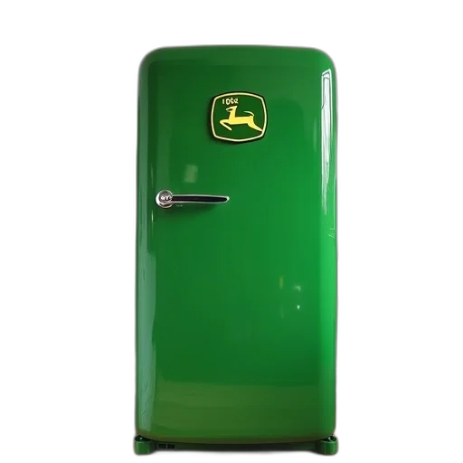 furniture, bottle, green, refrigerator, john, deere, logo, number transparent PNG cut-out