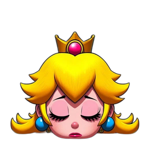 crown, staff, face, jewelry, pixel art, concept art, cartoon, 3d render transparent PNG cut-out