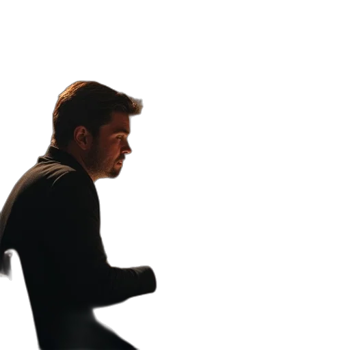 jacket, robot, staff, face transparent PNG cut-out