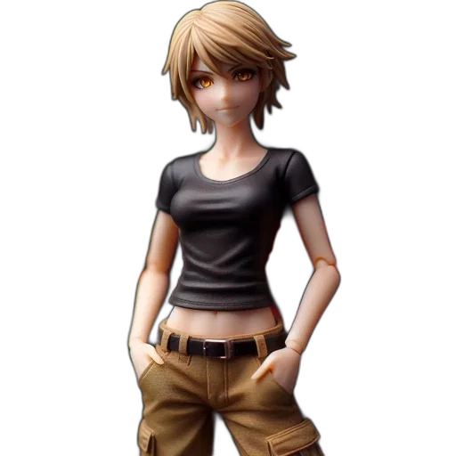 staff, dress, robot, jacket, concept art, pixel art, 3d render, fantasy art transparent PNG cut-out