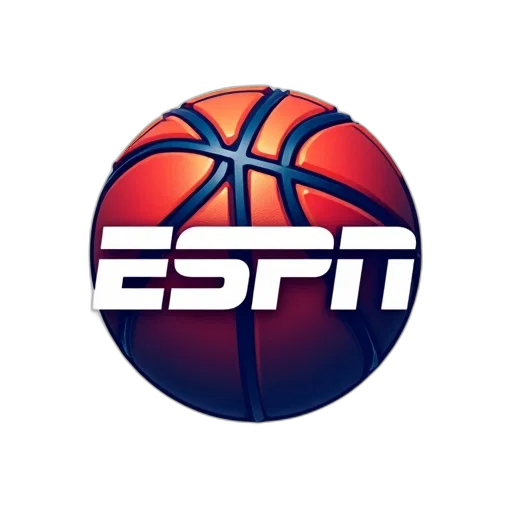 stylized, logo, featuring, basketball, blue, red, color, scheme transparent PNG cut-out