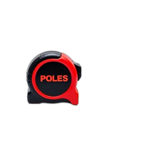 measuring, tape, red, black, color, scheme, displayed, against transparent PNG cut-out