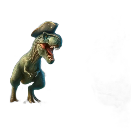 dragon, creature, hat, animal, concept art, 3d render, fantasy art, photorealistic transparent PNG cut-out