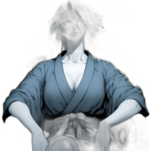 dress, staff, face, jacket, concept art, fantasy art, photorealistic, anime transparent PNG cut-out