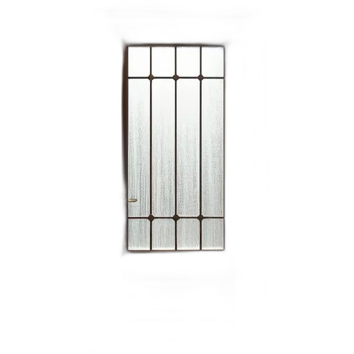 furniture, staff, 3d render, earth tones, wooden, door, frosted, glass transparent PNG cut-out