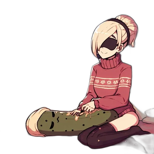 mask, creature, shoes, hat, pixel art, concept art, anime, cartoon transparent PNG cut-out