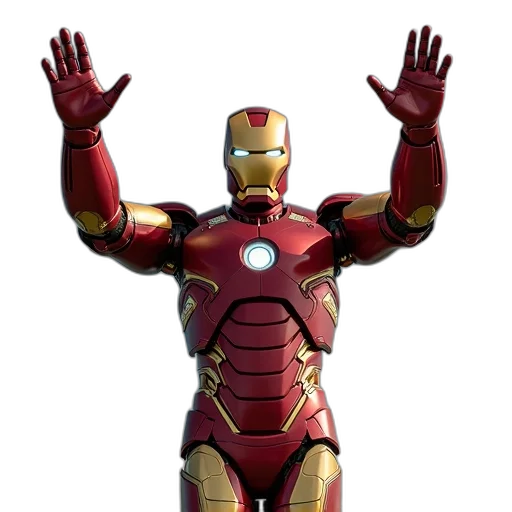 robot, 3d render, concept art, comic book art transparent PNG cut-out