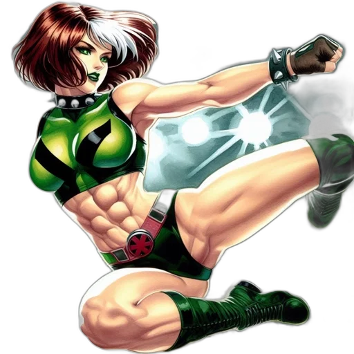 weapon, concept art, comic book art, pixel art, fantasy art, green, female, martial transparent PNG cut-out