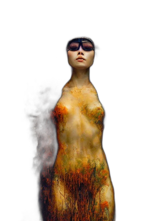dress, mask, face, creature transparent PNG cut-out