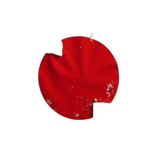 umbrella, hat, crown, mask, 3d render, photorealistic, red, stylized transparent PNG cut-out