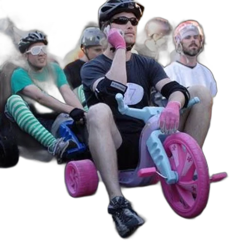 car, concept art, group, people, wearing, helmets, goggles, ride transparent PNG cut-out