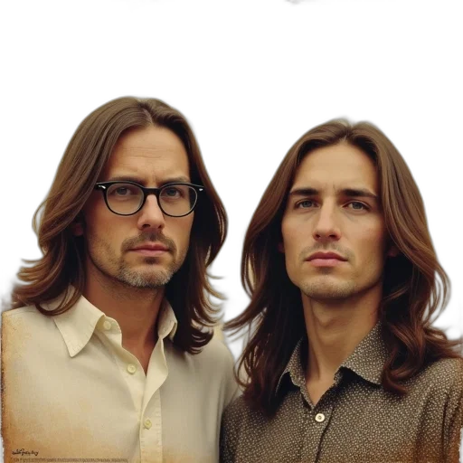 hair, photorealistic, concept art, first, image, shows, vintage-style, album transparent PNG cut-out