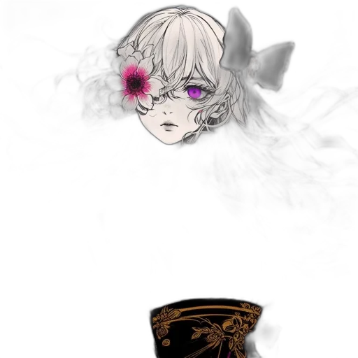 mask, flower, crown, face transparent PNG cut-out