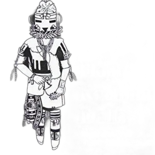 mask, staff, robot, creature, concept art, cartoon, comic book art, pencil sketch transparent PNG cut-out