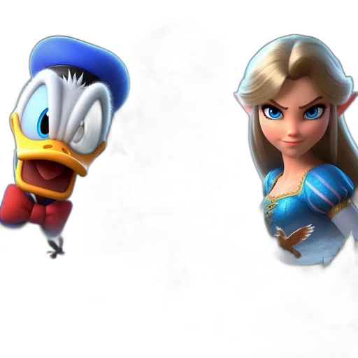 concept art, 3d render, fantasy art, pixel art, blue, disney, smash, kingdom transparent PNG cut-out