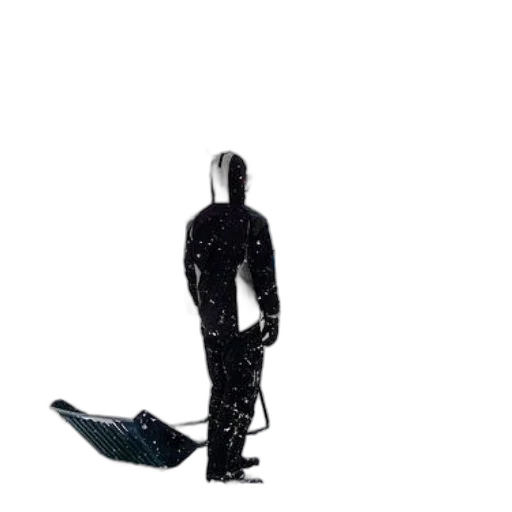 mask, staff, robot, creature, concept art, 3d render, photorealistic, pixel art transparent PNG cut-out