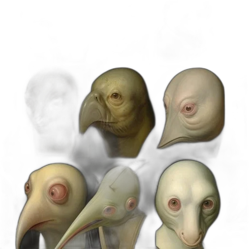 mask, creature, face, animal, concept art, 3d render, photorealistic, fantasy art transparent PNG cut-out