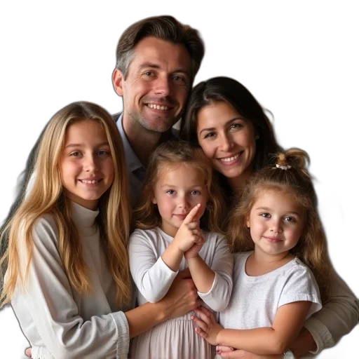 jewelry, face, photorealistic, family transparent PNG cut-out