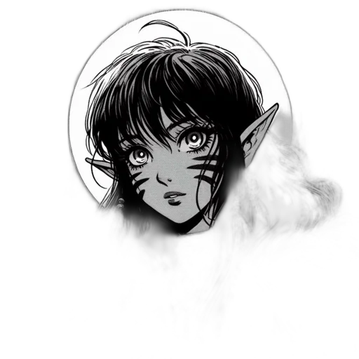 mask, dragon, face, creature, fantasy art, anime, concept art, pencil sketch transparent PNG cut-out