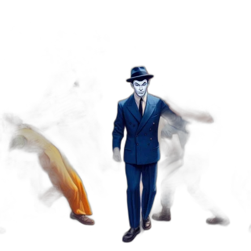 hat, staff, animal, creature, concept art, fantasy art, photorealistic, watercolor transparent PNG cut-out