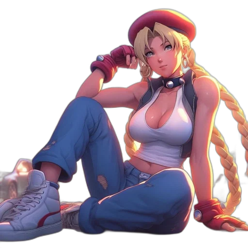 hat, weapon, concept art, anime, pixel art, comic book art, neon lights, fire transparent PNG cut-out