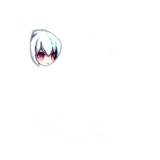 creature, robot, weapon, face, anime, pixel art, concept art, 3d render transparent PNG cut-out