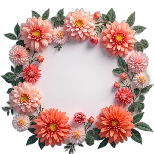 crown, jewelry, flower, photorealistic transparent PNG cut-out