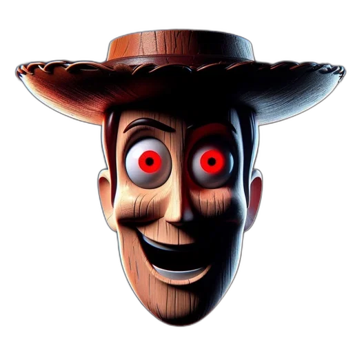 hat, face, mask, robot, concept art, 3d render, cartoon, comic book art transparent PNG cut-out