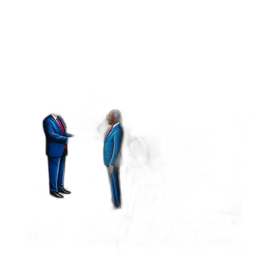 jacket, staff, umbrella, robot, concept art, 3d render, pixel art, photorealistic transparent PNG cut-out