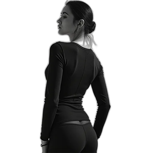 dress, jacket, staff, jewelry transparent PNG cut-out