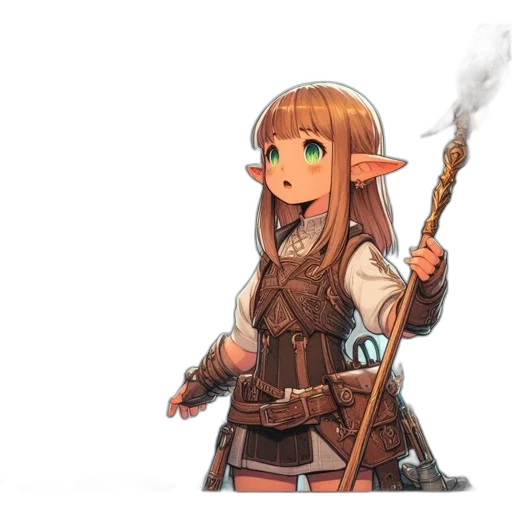 staff, dragon, sword, weapon, fantasy art, concept art, pixel art, anime transparent PNG cut-out