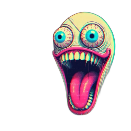 mask, creature, face, robot, 3d render, concept art, pixel art, cartoon transparent PNG cut-out